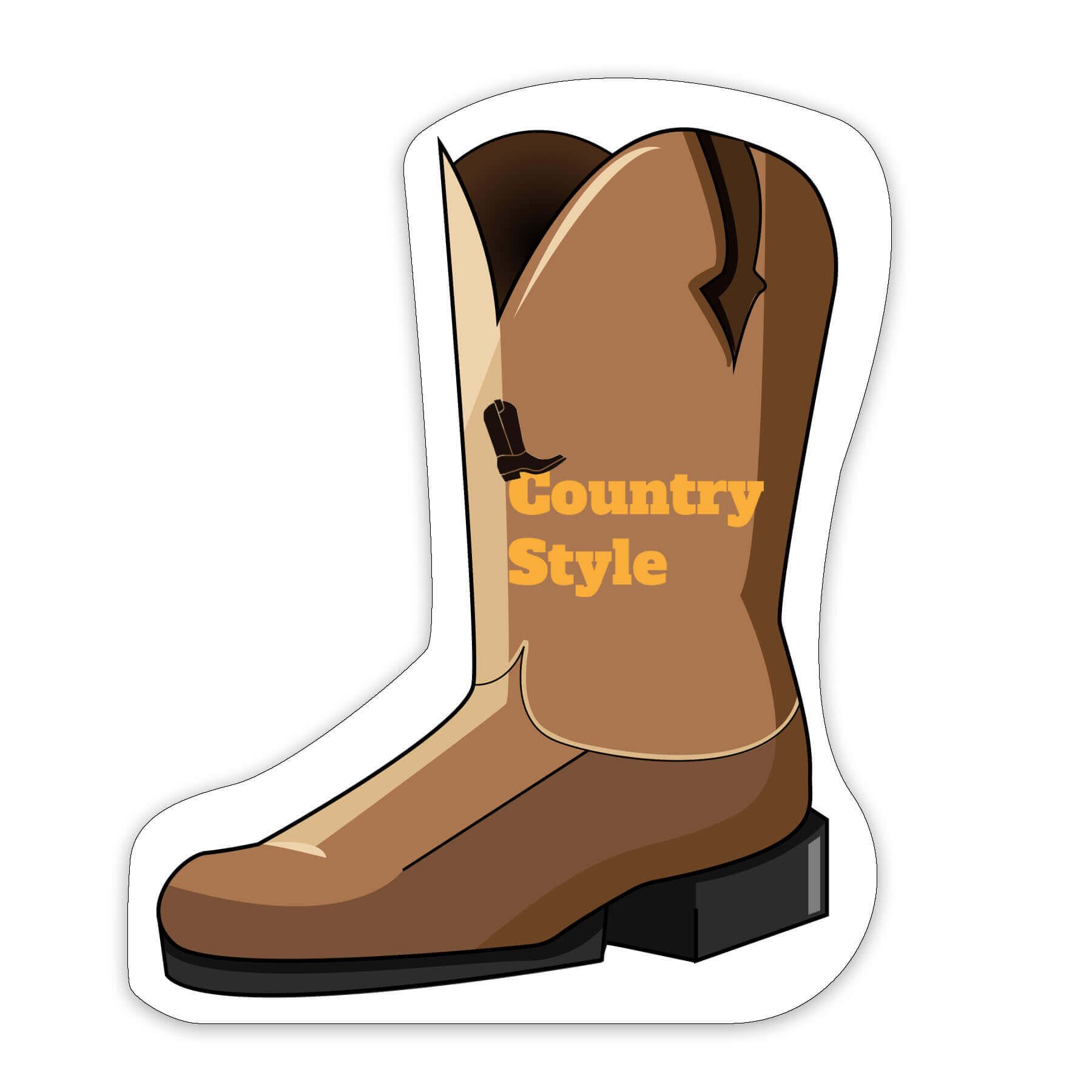 Cowboy Boot Shaped NoteKeeper™ Magnet 35 Mil                     